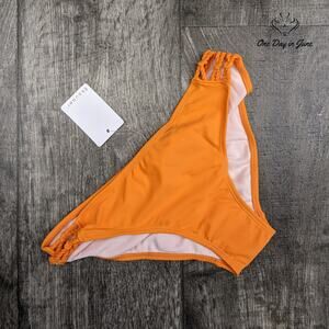 Ekouaer Strappy Side Bikini Bottom Swimsuit Size S